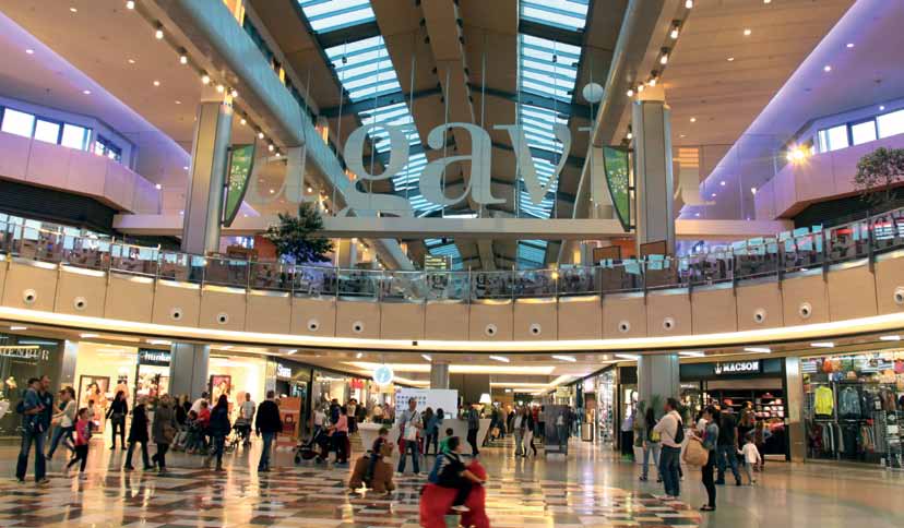 Plano general de centro comercial