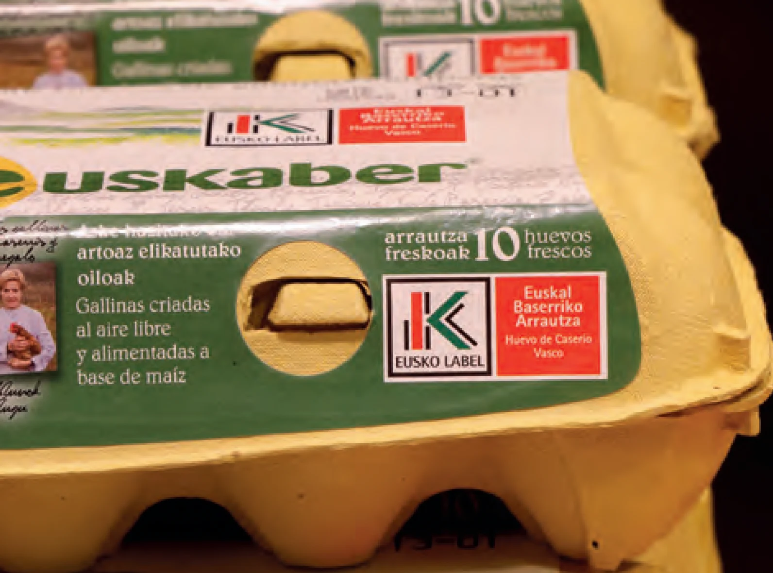 Huevos Euskaber - Eusko Label